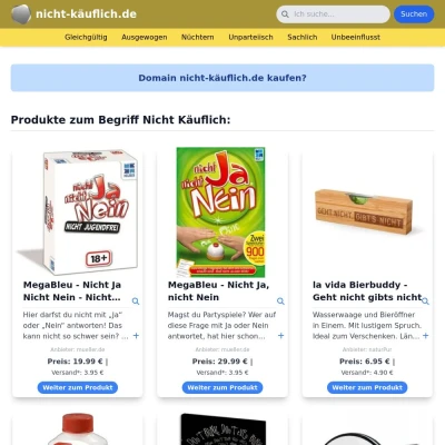 Screenshot nicht-käuflich.de
