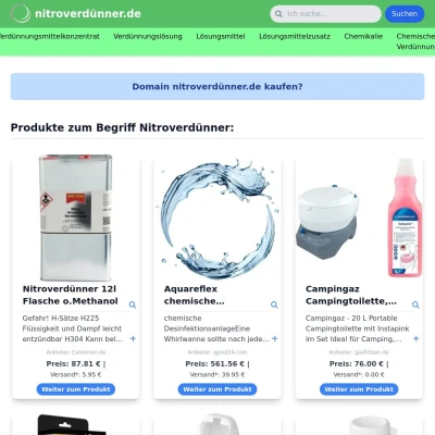 Screenshot nitroverdünner.de