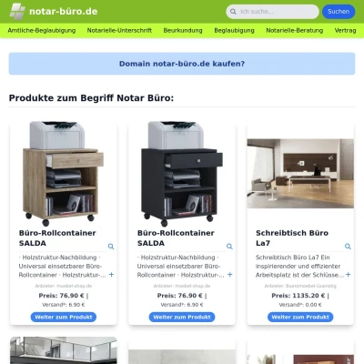 Screenshot notar-büro.de
