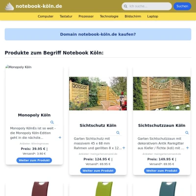 Screenshot notebook-köln.de