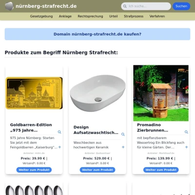 Screenshot nürnberg-strafrecht.de