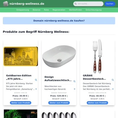 Screenshot nürnberg-wellness.de