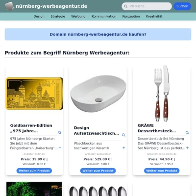 Screenshot nürnberg-werbeagentur.de