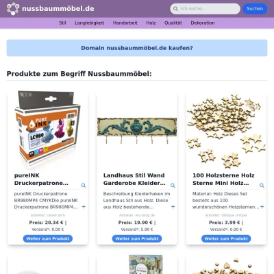 Screenshot nussbaummöbel.de