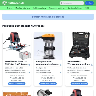 Screenshot nutfräsen.de