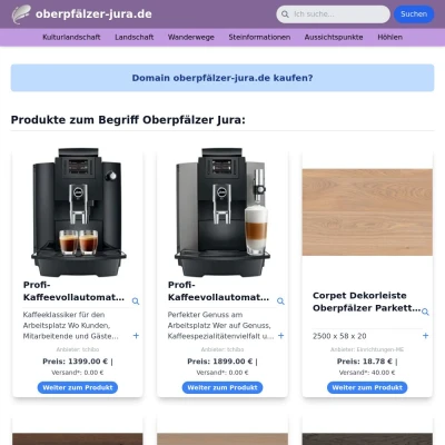 Screenshot oberpfälzer-jura.de