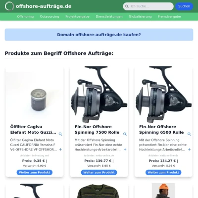 Screenshot offshore-aufträge.de