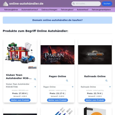 Screenshot online-autohändler.de