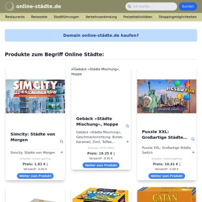 Screenshot online-städte.de