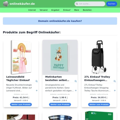 Screenshot onlinekäufer.de
