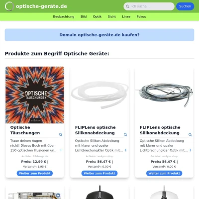 Screenshot optische-geräte.de