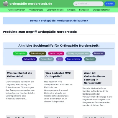 Screenshot orthopädie-norderstedt.de