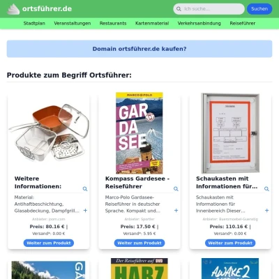 Screenshot ortsführer.de