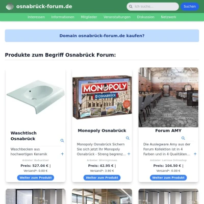 Screenshot osnabrück-forum.de