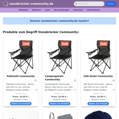 Screenshot osnabrücker-community.de