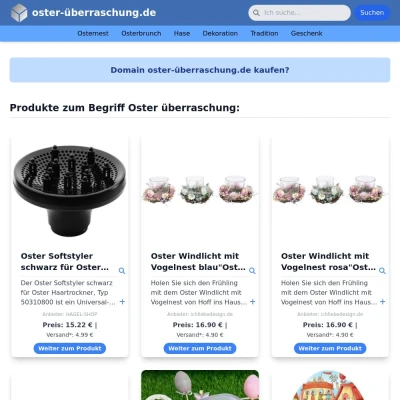 Screenshot oster-überraschung.de