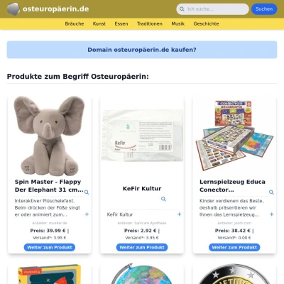 Screenshot osteuropäerin.de