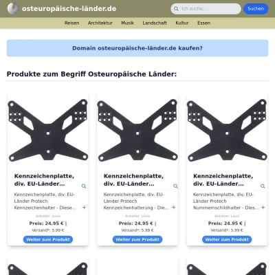 Screenshot osteuropäische-länder.de
