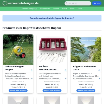 Screenshot ostseehotel-rügen.de