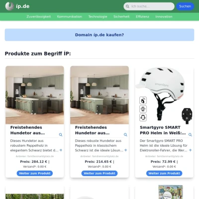 Screenshot íp.de