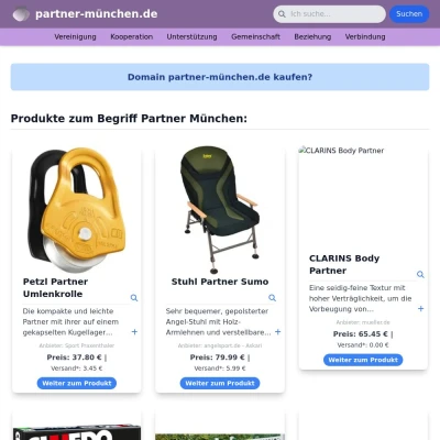 Screenshot partner-münchen.de