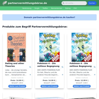 Screenshot partnervermittlungsbörse.de