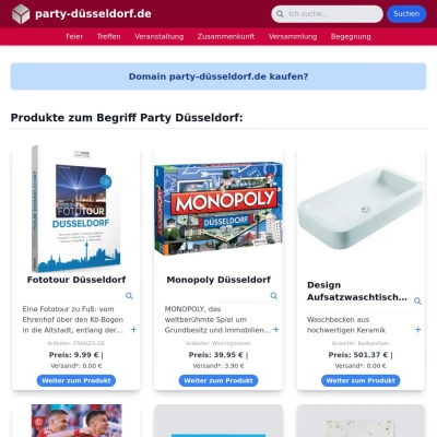 Screenshot party-düsseldorf.de