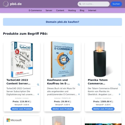 Screenshot pbö.de