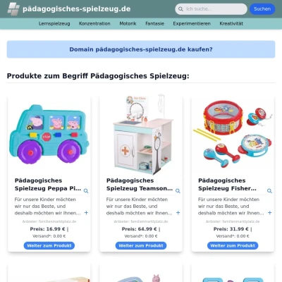 Screenshot pädagogisches-spielzeug.de