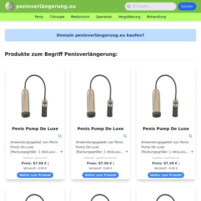 Screenshot penisverlängerung.eu