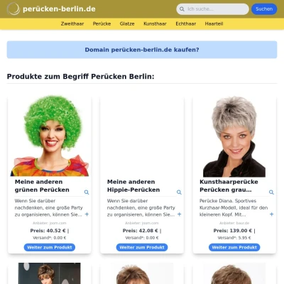 Screenshot perücken-berlin.de