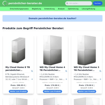Screenshot persönlicher-berater.de