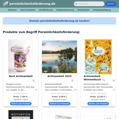 Screenshot persönlichkeitsförderung.de