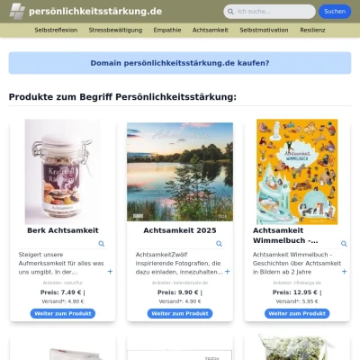 Screenshot persönlichkeitsstärkung.de