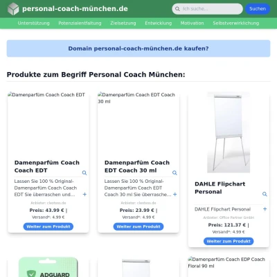 Screenshot personal-coach-münchen.de