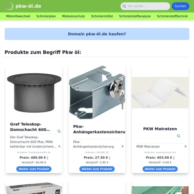 Screenshot pkw-öl.de