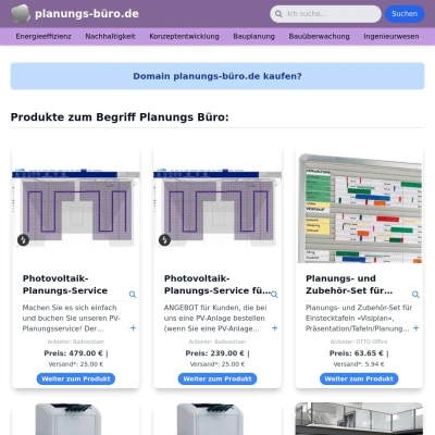Screenshot planungs-büro.de