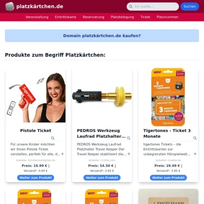 Screenshot platzkärtchen.de