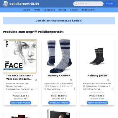 Screenshot politikerporträt.de