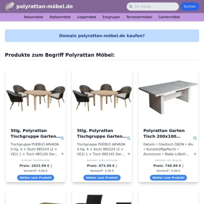 Screenshot polyrattan-möbel.de