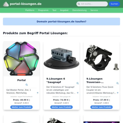 Screenshot portal-lösungen.de