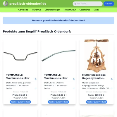 Screenshot preußisch-oldendorf.de