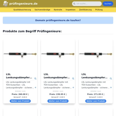 Screenshot prüfingenieure.de