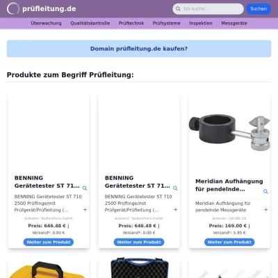 Screenshot prüfleitung.de