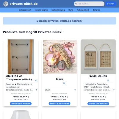 Screenshot privates-glück.de