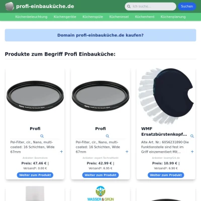 Screenshot profi-einbauküche.de