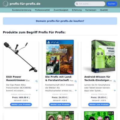 Screenshot profis-für-profis.de