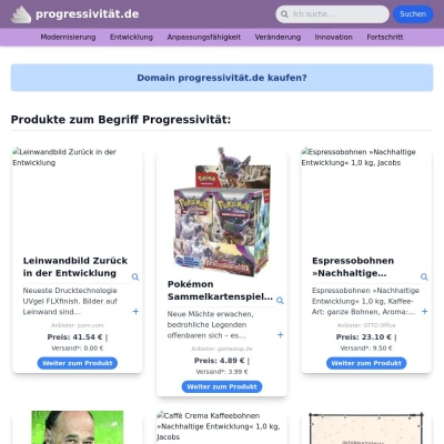 Screenshot progressivität.de