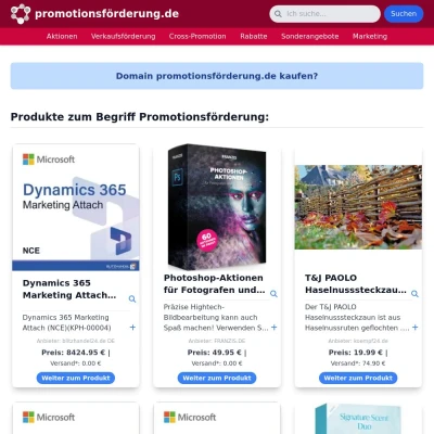 Screenshot promotionsförderung.de