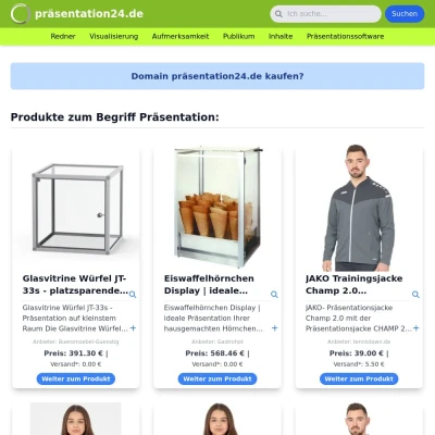 Screenshot präsentation24.de